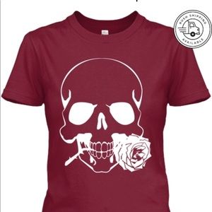 Skull Rose Woman's Tee